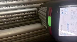 raw material inspection for finned tube manufacturing process