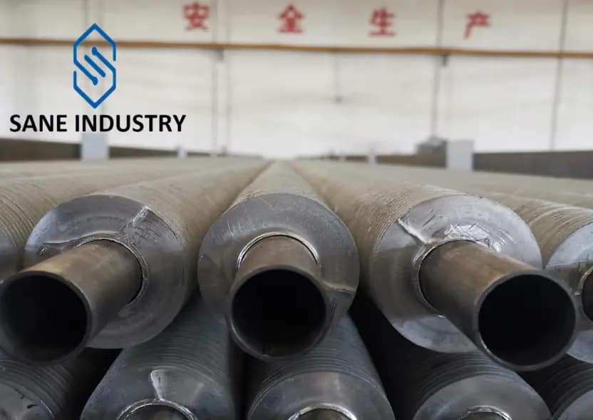 SANE Industry Extruded Bimetallic Finned Tube Cross-Section